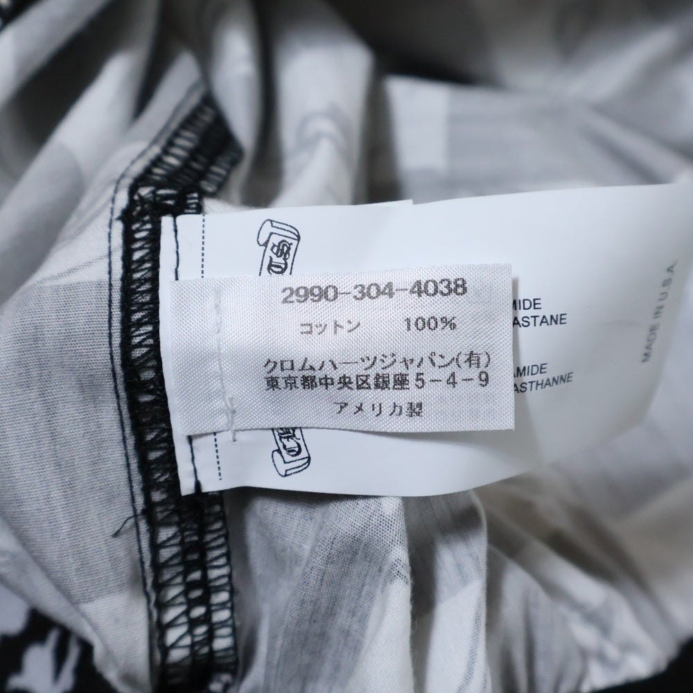 CHROME HEARTS(クロムハーツ) ×マッティボーイ NINETY NINE EYES BOXER SHORTS マッティボーイ ナインティナインアイズ コットン ボクサーショーツ ハーフパンツ ブラック/ホワイト