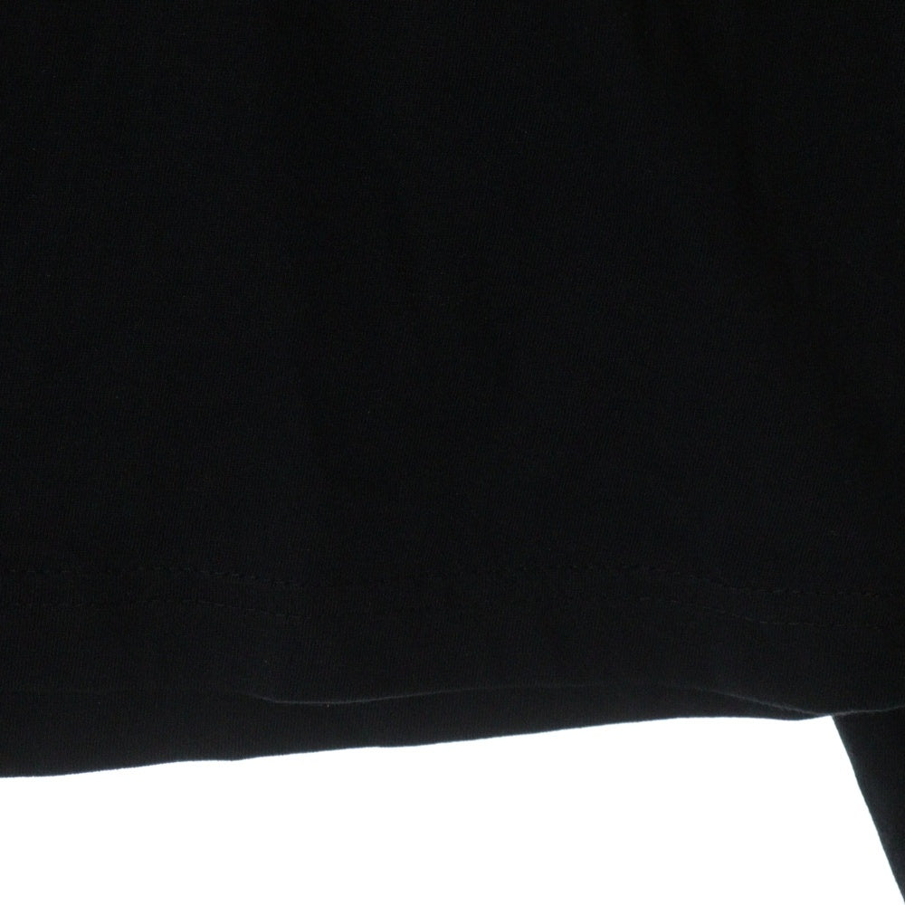 CHROME HEARTS(クロムハーツ) RED CROSS L/S TEE レッドクロス アームロゴプリント クルーネック 長袖Tシャツ カットソー ブラック/レッド