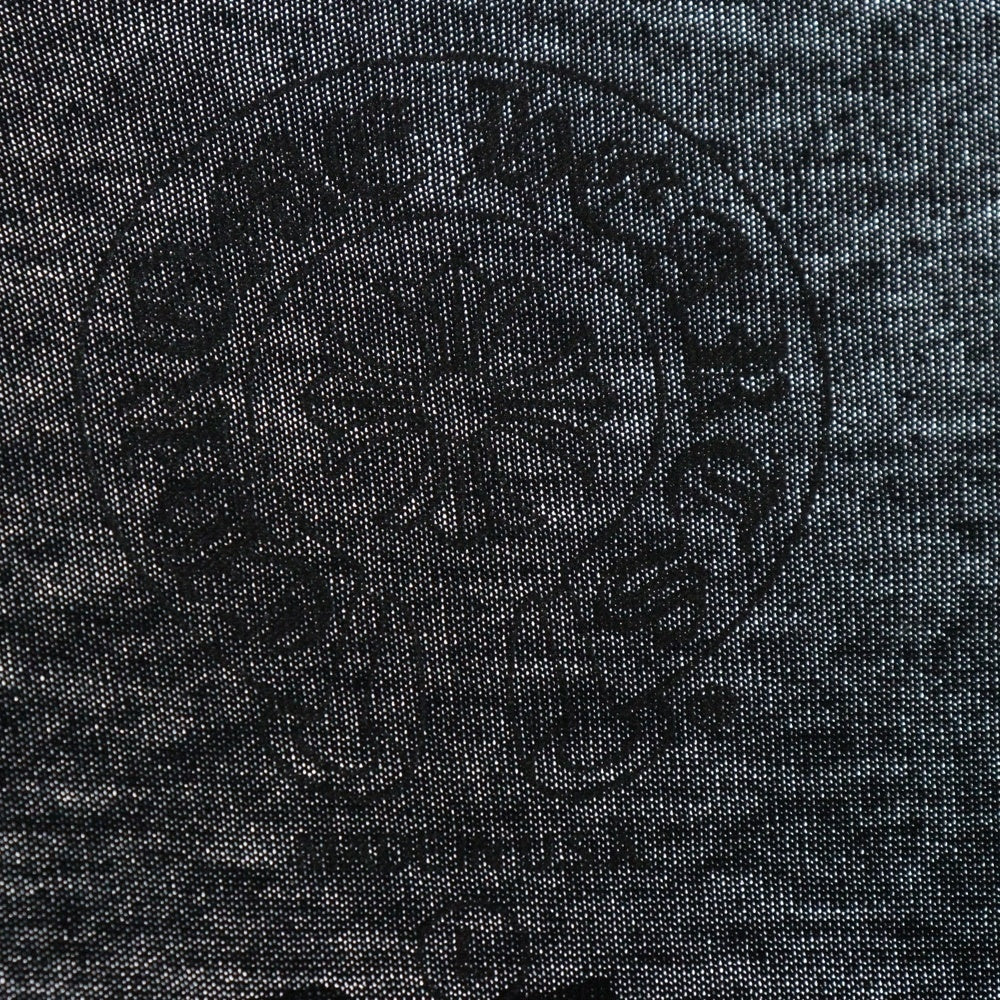CHROME HEARTS(クロムハーツ) RED CROSS L/S TEE レッドクロス アームロゴプリント クルーネック 長袖Tシャツ カットソー ブラック/レッド
