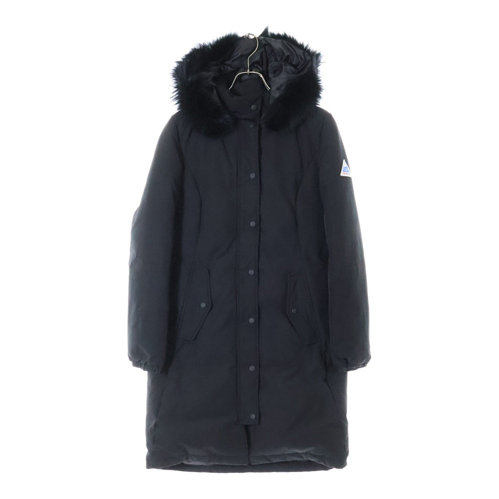 Cape Heights(ケイプハイツ) ELLNORA エルノラ コヨーテファー フーデッド ダウンコート ブラック レディース