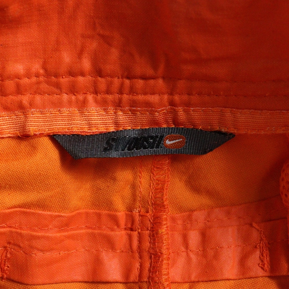 NIKE(ナイキ) 00S SWOOSH スウォッシュ コーティング コットン ハーフパンツ オレンジ