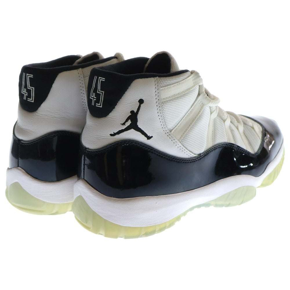 NIKE(ナイキ) AIR JORDAN 11 RETRO CONCORD エアジョーダン レトロ コンコルド ハイカットスニーカー ブラック/ホワイト US9.5/27.5cm 378037-100