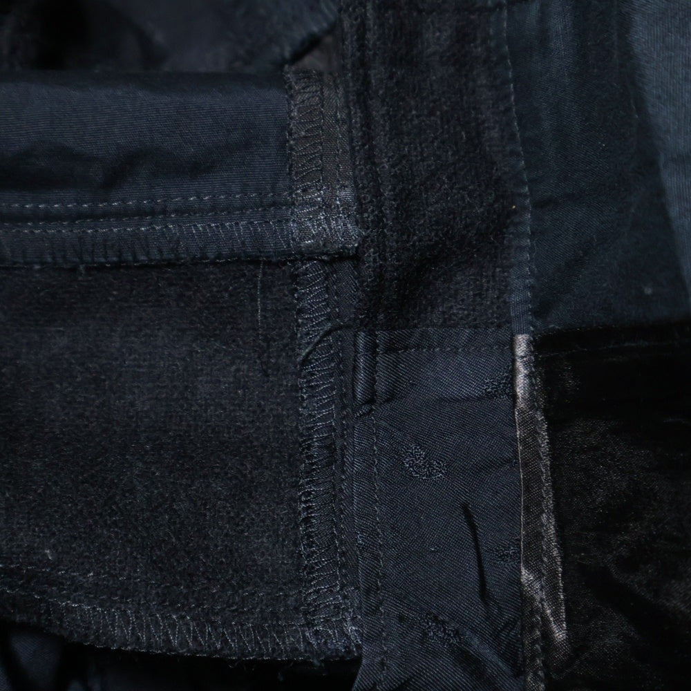 COMME des GARCONS HOMME PLUS(コムデギャルソンオムプリュス) 09SS AD2008 レギュラー カラー コットン パッチワーク チェック 半袖シャツ PC-B025