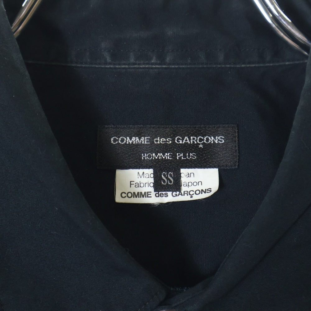 COMME des GARCONS HOMME PLUS(コムデギャルソンオムプリュス) 09SS AD2008 レギュラー カラー コットン パッチワーク チェック 半袖シャツ PC-B025