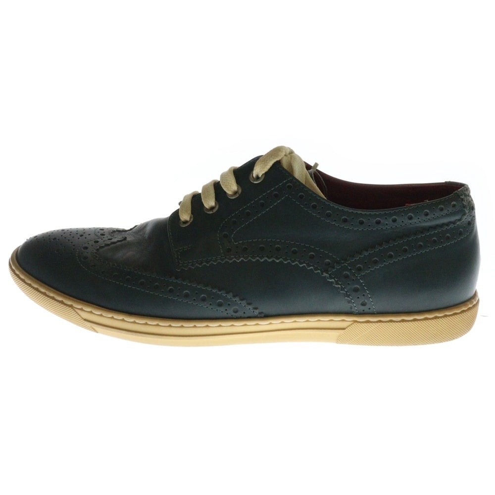 JUNYA WATANABE COMME des GARCONS(ジュンヤワタナベ コムデギャルソン) ×Tricker's トリッカーズ ウィングチップ レースアップ レザー スニーカー グリーン