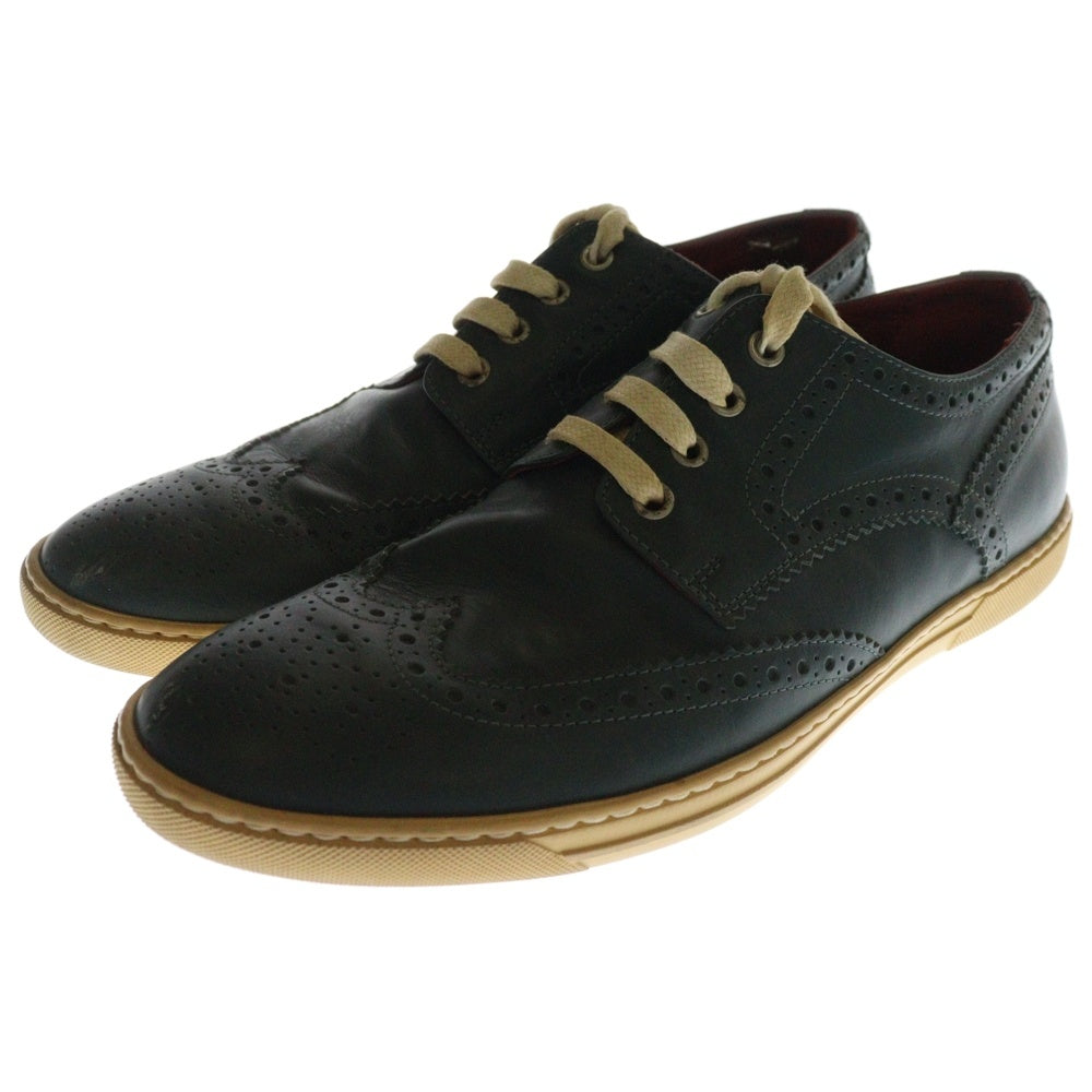 JUNYA WATANABE COMME des GARCONS(ジュンヤワタナベ コムデギャルソン) ×Tricker's トリッカーズ ウィングチップ レースアップ レザー スニーカー グリーン