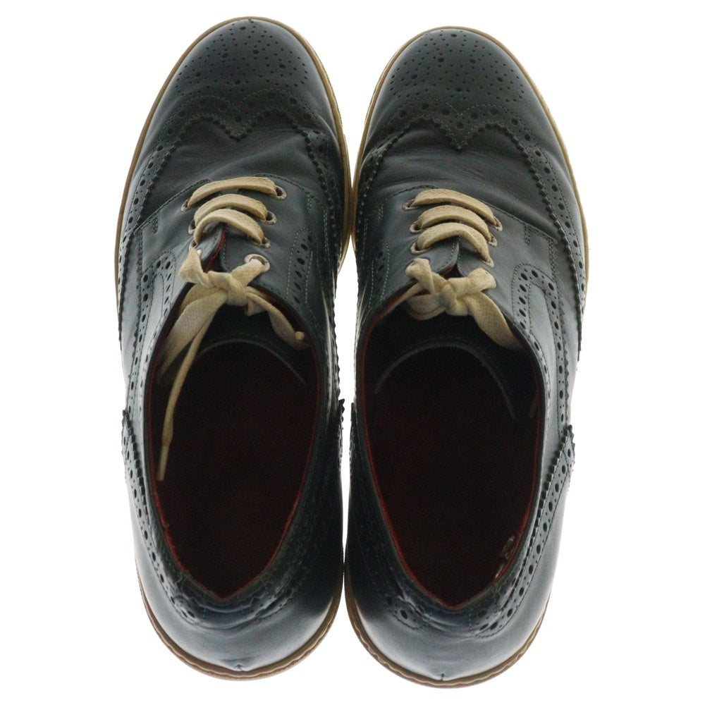 JUNYA WATANABE COMME des GARCONS(ジュンヤワタナベ コムデギャルソン) ×Tricker's トリッカーズ ウィングチップ レースアップ レザー スニーカー グリーン