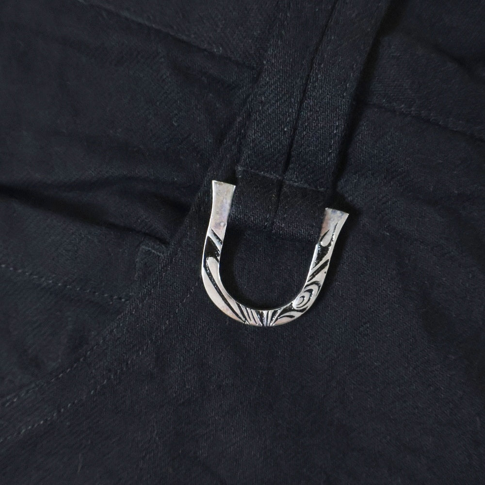 kiryuyrik(キリュウキリュウ) 19AW BB DENIM SLASH SKINNY DAMAGE PANTS ダメージ加工 スラッシュ スキニー デニムパンツ ブラック KI-HP09-005PINT