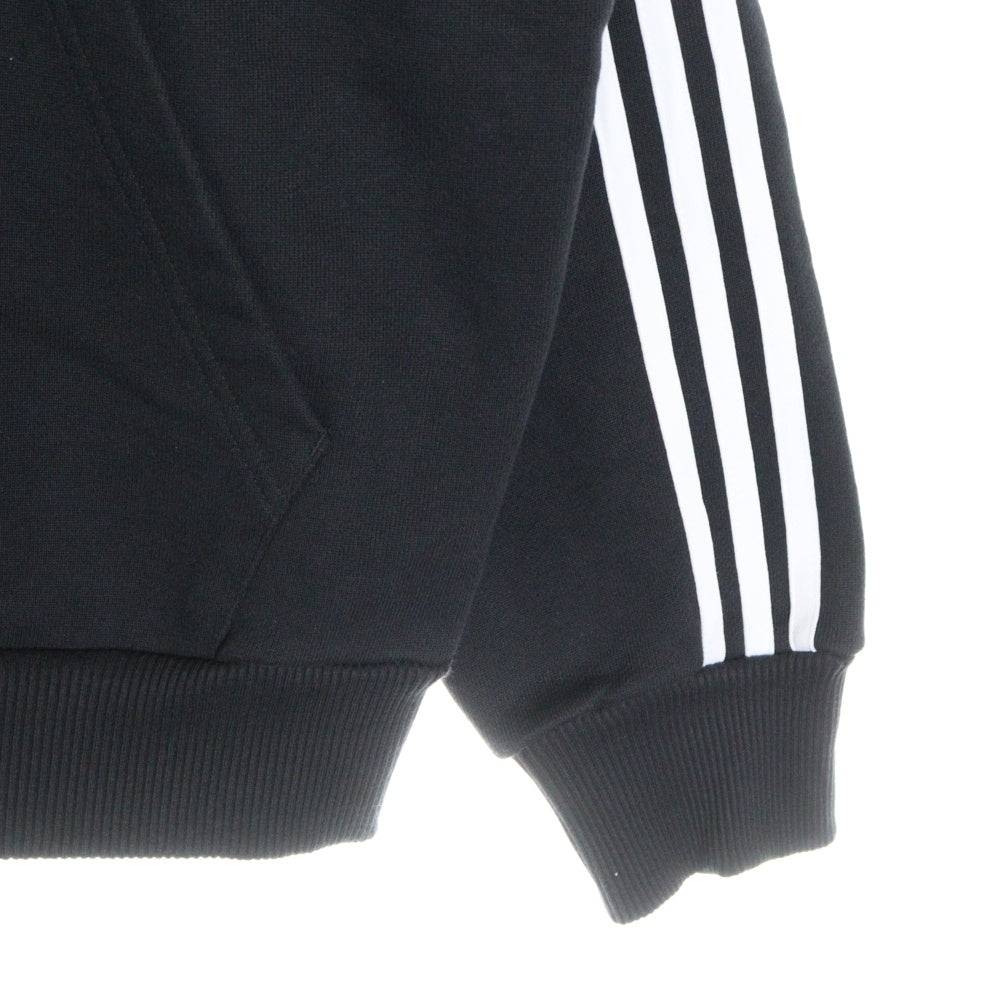 adidas(アディダス) KoRn HOODIE コーン ロゴエンブロイダリー スウェットプルオーバーパーカー ブラック IN9102
