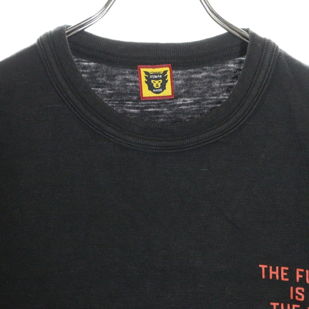 HUMAN MADE(ヒューマンメイド) 24SS GRAPHIC T-SHIRT #12 ドラゴン グラフィックプリント クルーネック半袖Tシャツ カットソー ブラック HM27TE012