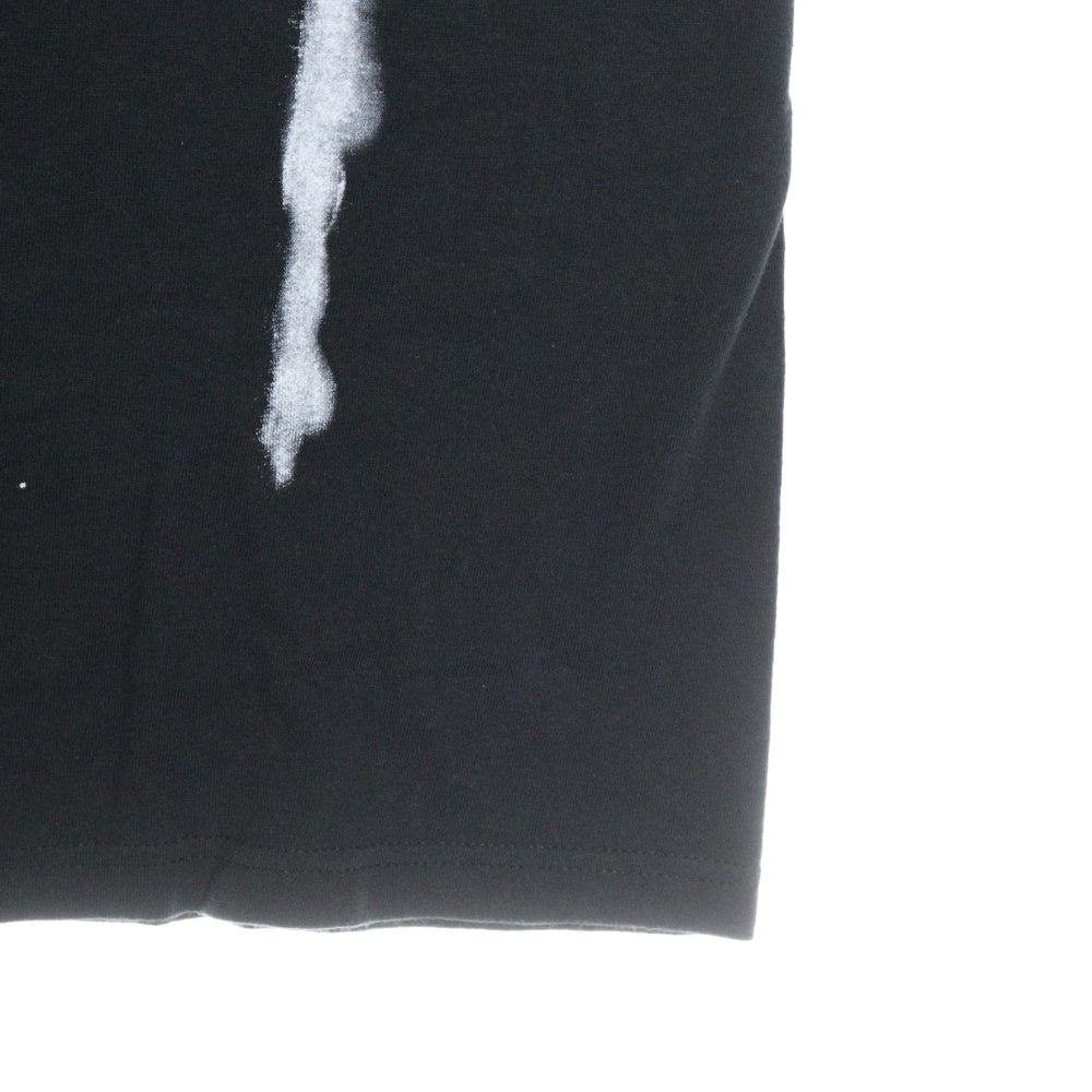 SUPREME(シュプリーム) 25SS Painted Tee ペイント グラフィックプリント クルーネック半袖Tシャツ カットソー ブラック