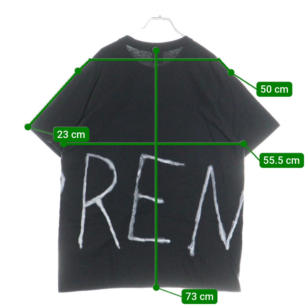 SUPREME(シュプリーム) 25SS Painted Tee ペイント グラフィックプリント クルーネック半袖Tシャツ カットソー ブラック