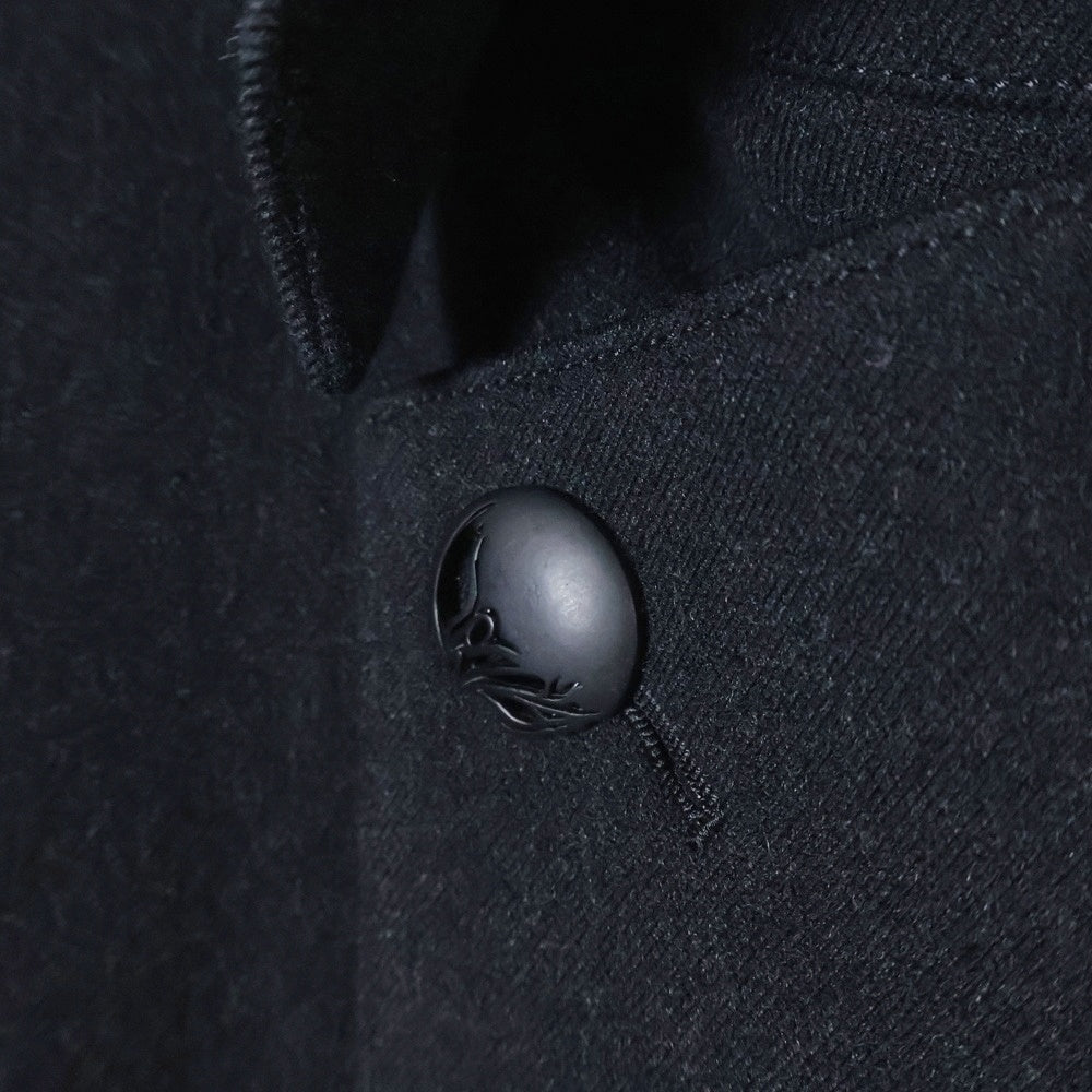 kiryuyrik(キリュウキリュウ) 14AW Wooly Wool Napoleon Jacket ウーリーウール ナポレオンジャケット コート ブラック KP-HJ16-102