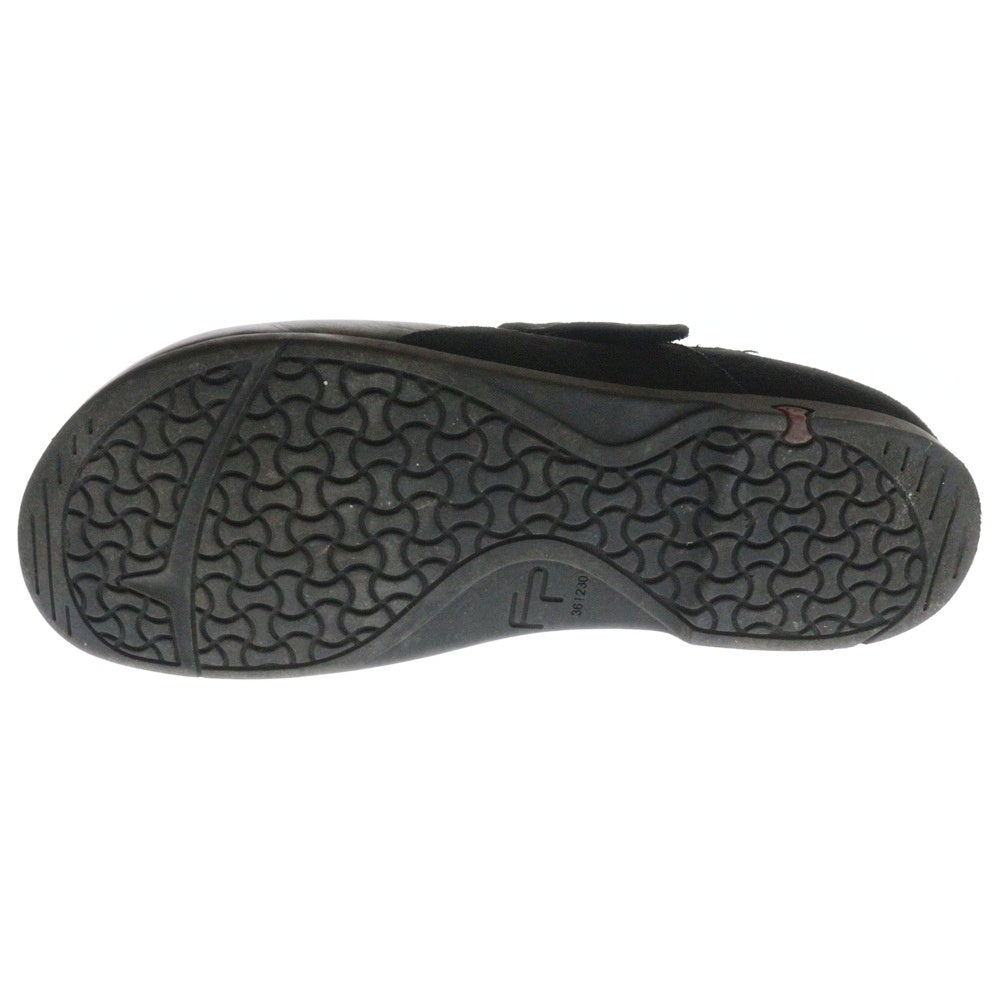 BIRKENSTOCK(ビルケンシュトック) ×FOOTPRINTS フットプリンツ ストラップ付き レザーサンダル レディース ブラック