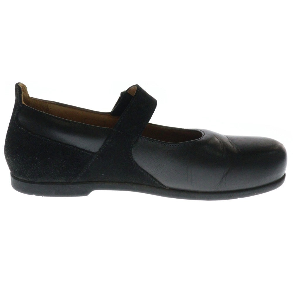 BIRKENSTOCK(ビルケンシュトック) ×FOOTPRINTS フットプリンツ ストラップ付き レザーサンダル レディース ブラック