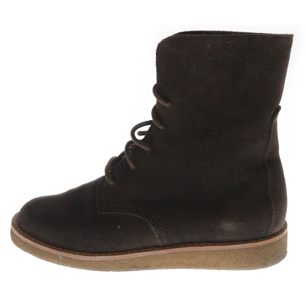 Clarks(クラークス) スウェードレザー レースアップブース レディース ブラウン 041213292