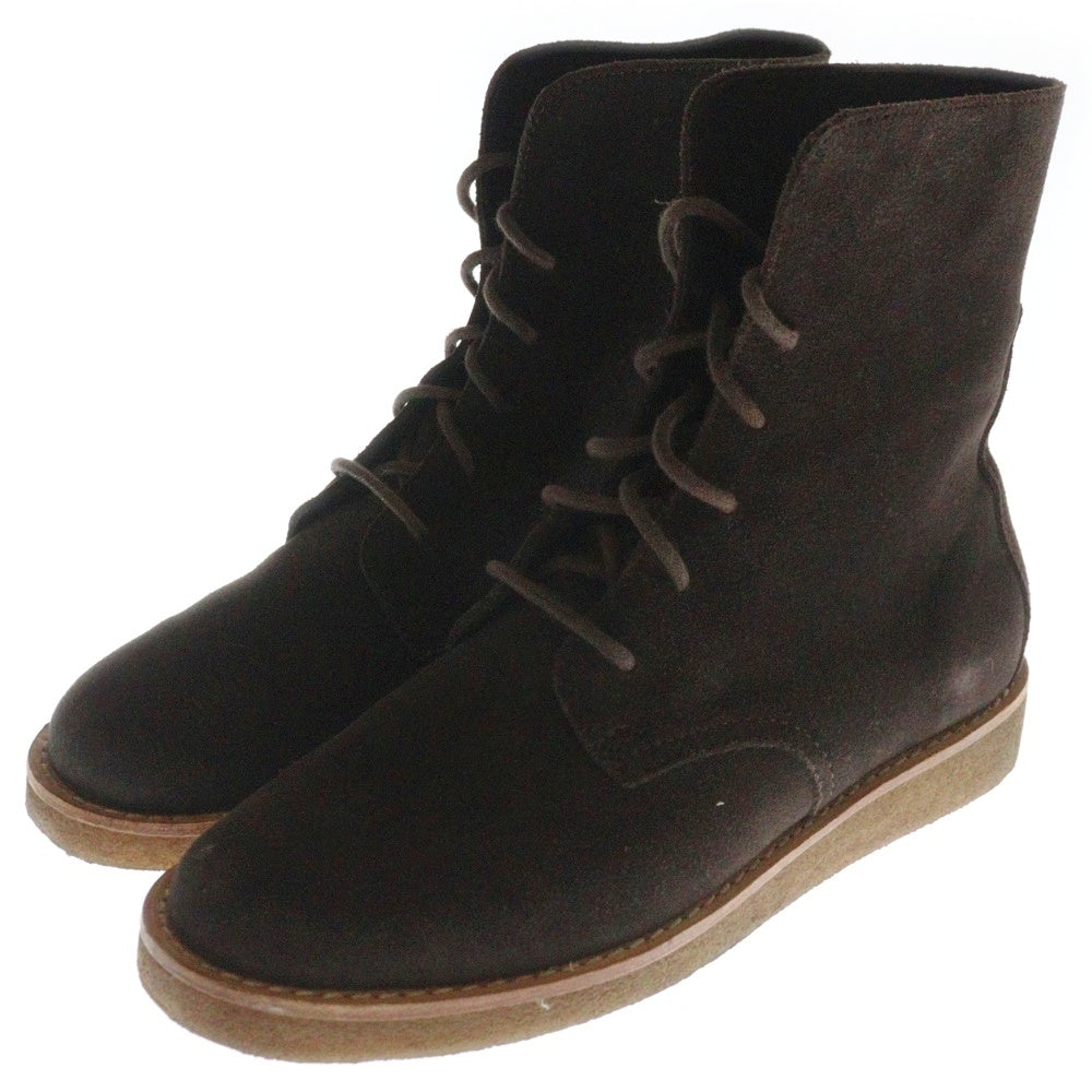 Clarks(クラークス) スウェードレザー レースアップブース レディース ブラウン 041213292