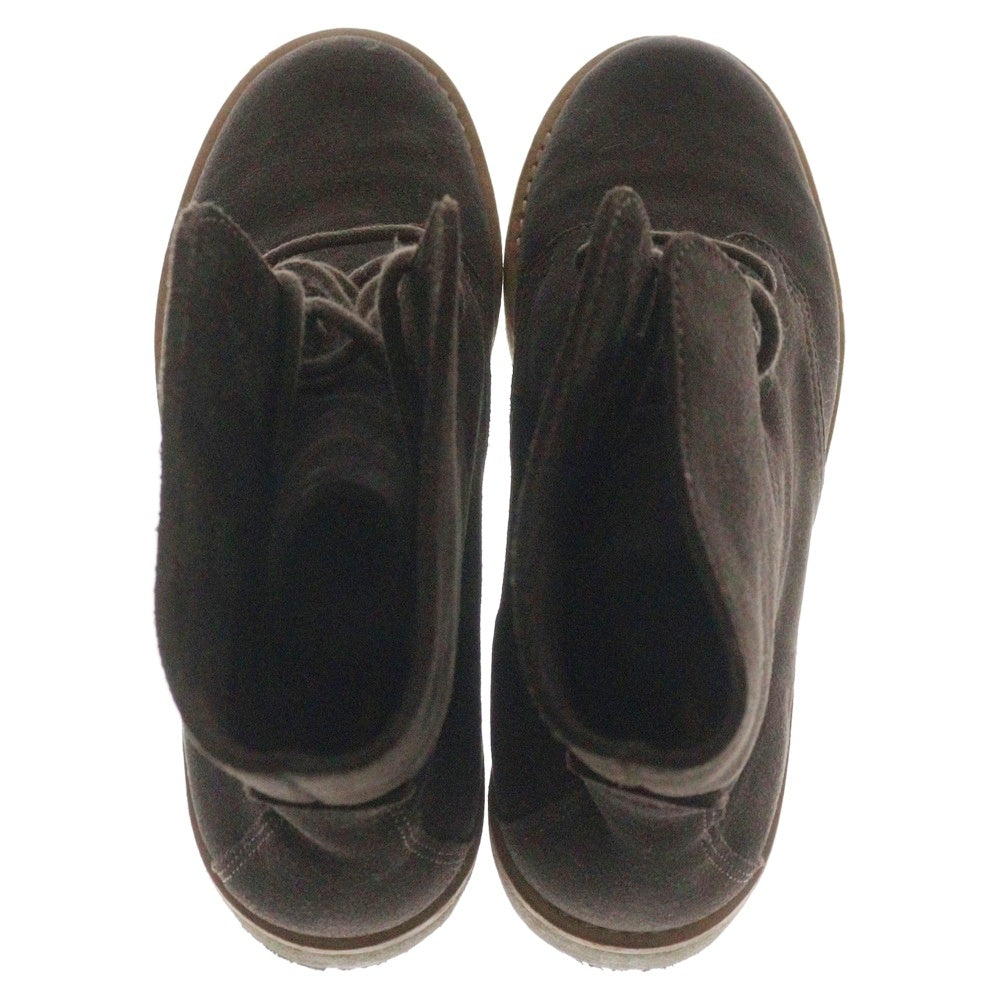 Clarks(クラークス) スウェードレザー レースアップブース レディース ブラウン 041213292