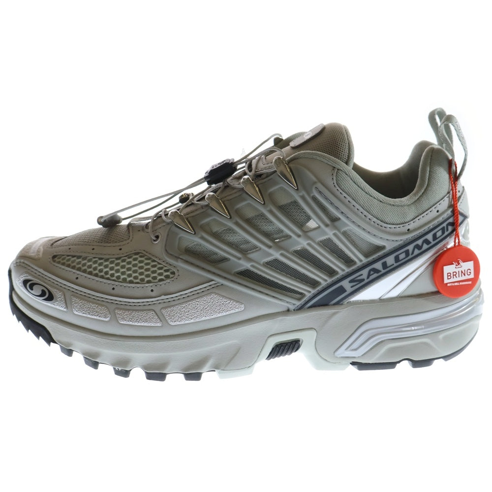 SALOMON(サロモン) ACS PRO メッシュ ローカットスニーカー グレー US8.5/26.5cm 472991