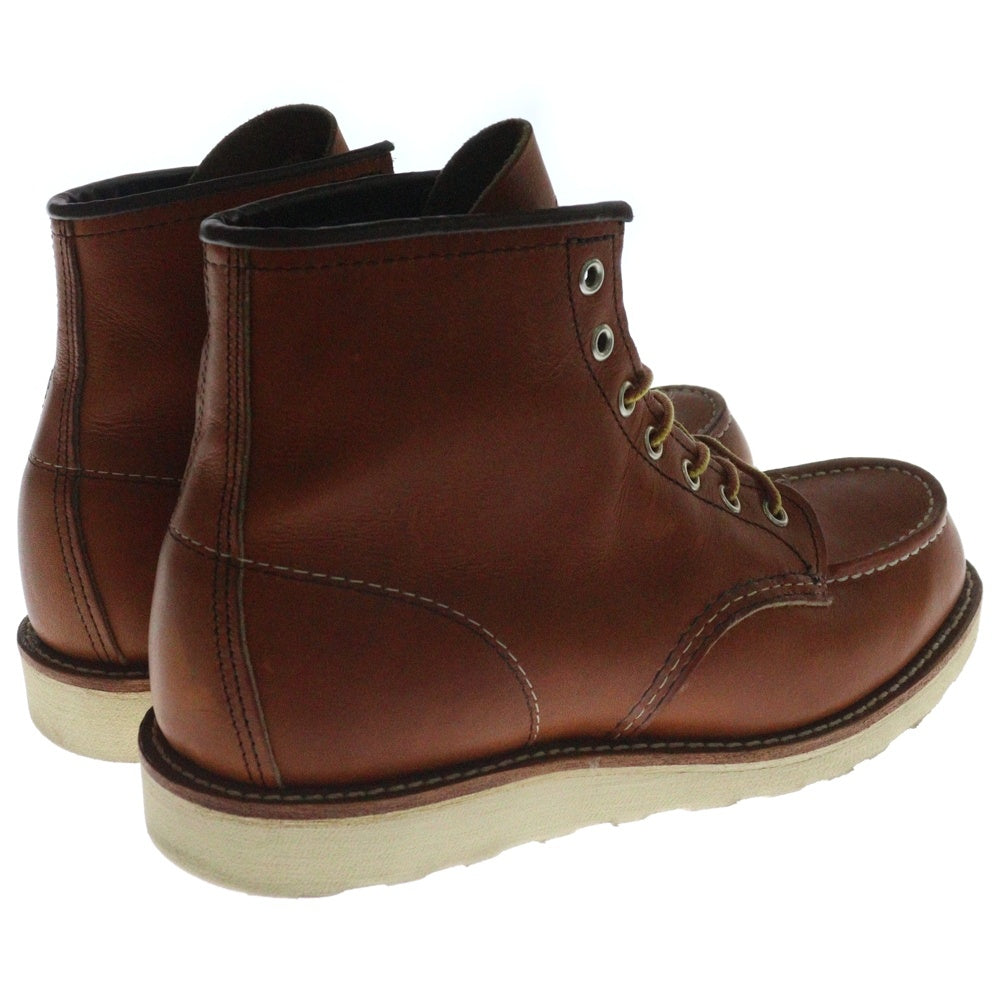 RED WING(レッド ウイング) 6inch CLASSIC MOC TOE 875 クラシック モック レースアップ ブーツ ブラウン US8/26.0cm
