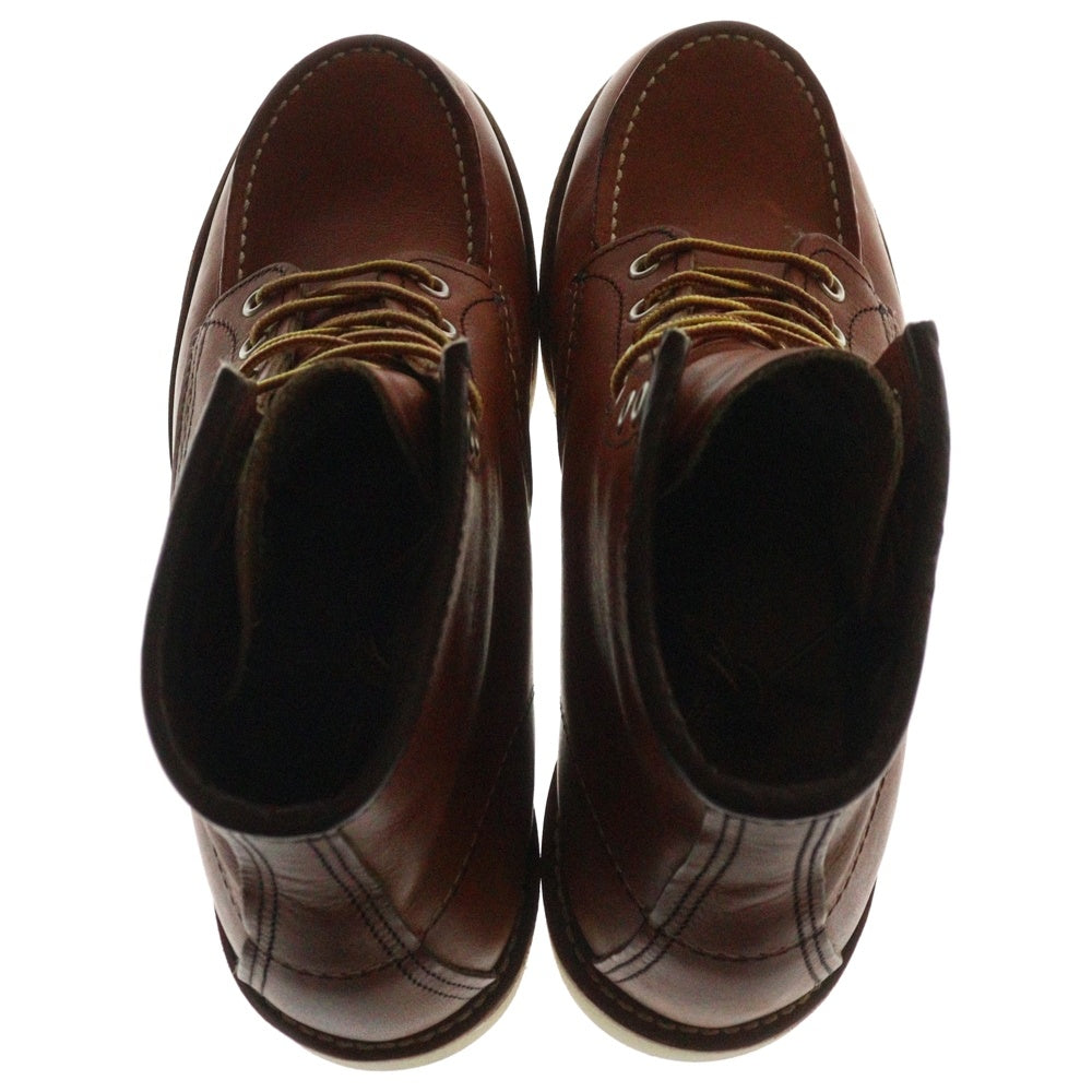 RED WING(レッド ウイング) 6inch CLASSIC MOC TOE 875 クラシック モック レースアップ ブーツ ブラウン US8/26.0cm