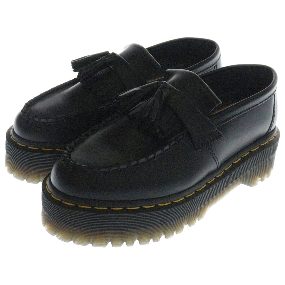 Dr.Martens(ドクターマーチン) ADRIAN エイドリアン 厚底 タッセル ローファー フリンジ レザー シューズ ブラック レディース 2293