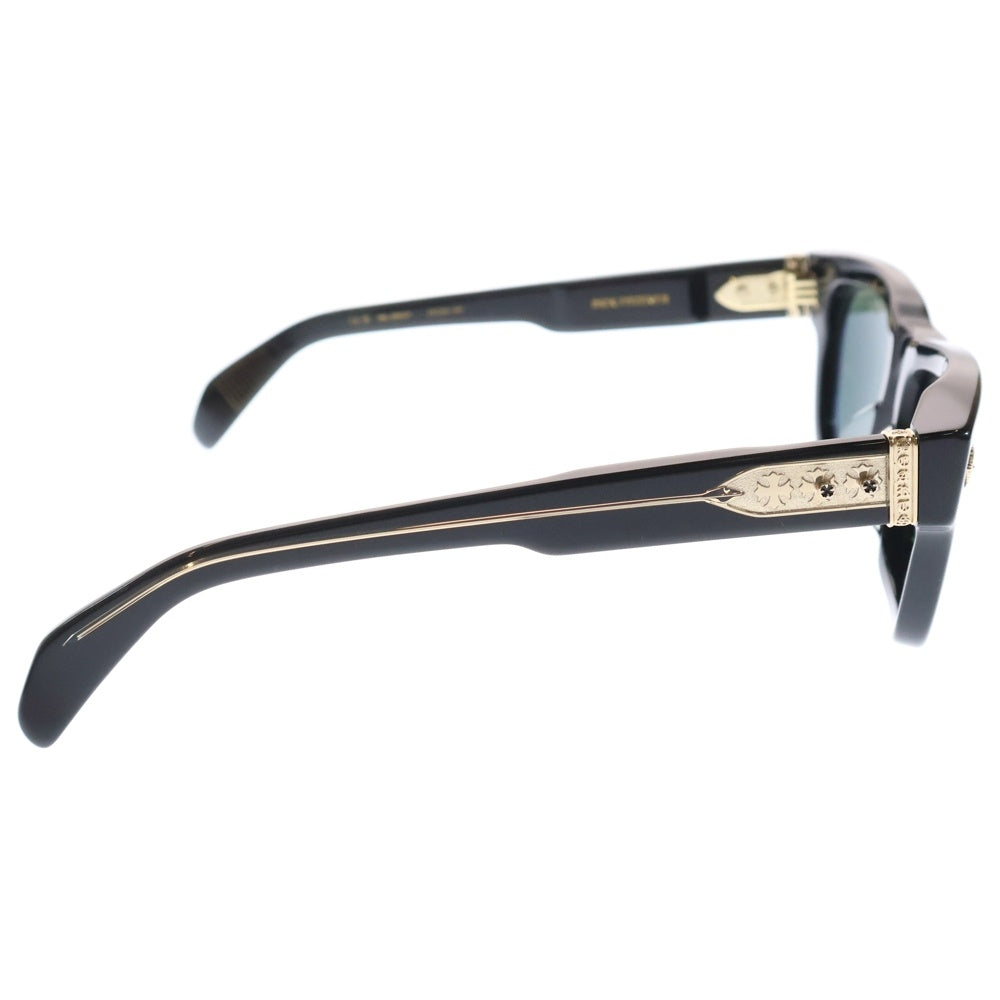 CHROME HEARTS(クロムハーツ) DICK FITZENER CHプラステンプル ウェリントン セルフレーム サングラス 眼鏡 アイウェア ブラック
