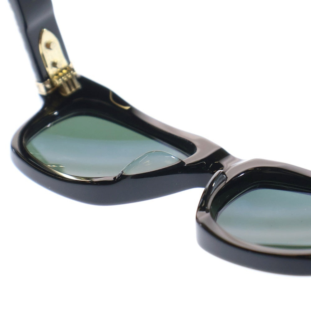 CHROME HEARTS(クロムハーツ) DICK FITZENER CHプラステンプル ウェリントン セルフレーム サングラス 眼鏡 アイウェア ブラック