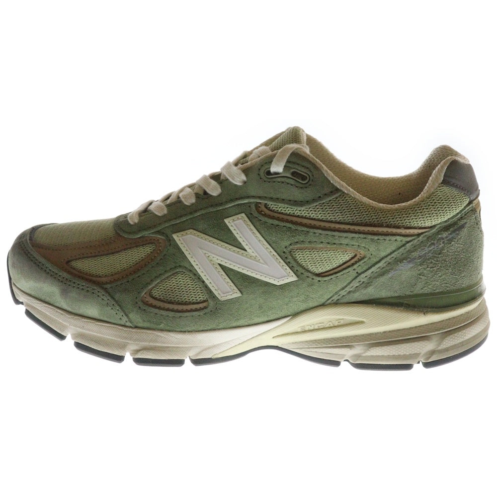 New Balance(ニューバランス) U990GT4 990V4 オリーブ メッシュローカットスニーカー グリーン US9.5/27.5cm