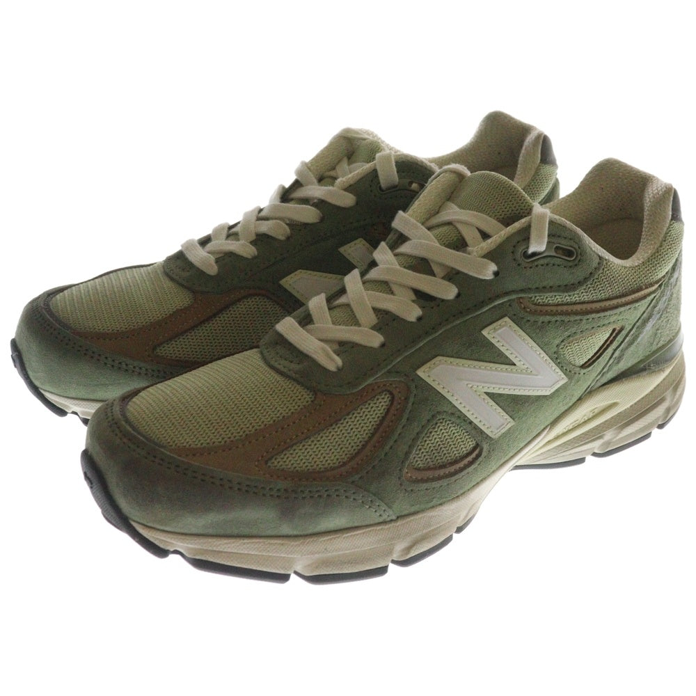 New Balance(ニューバランス) U990GT4 990V4 オリーブ メッシュローカットスニーカー グリーン US9.5/27.5cm