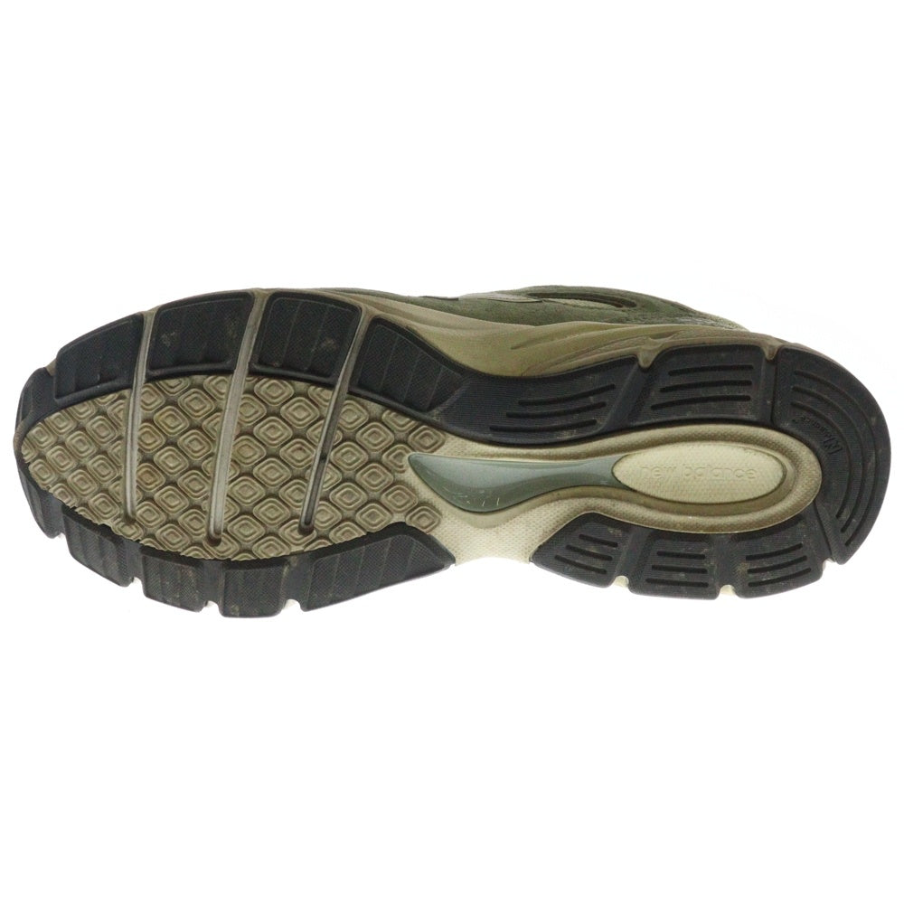New Balance(ニューバランス) U990GT4 990V4 オリーブ メッシュローカットスニーカー グリーン US9.5/27.5cm