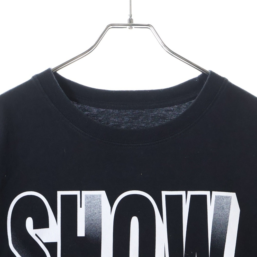 HERON PRESTON(ヘロンプレストン) 18SS Show House Tee ショーハウス プリントTシャツ 半袖カットソー ブラック HMAA001S18632050