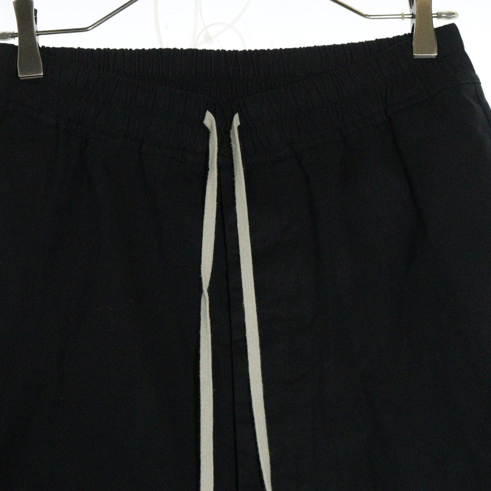 Rick Owens(リックオウエンス) 21AW DRAWSTRING RICKS PODS ドローストリング ポッズショーツ サルエルハーフパンツ ブラック RU02A5384-MU