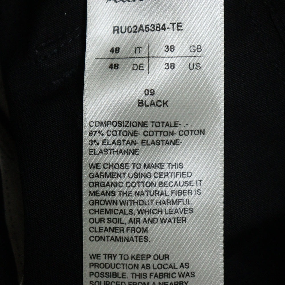Rick Owens(リックオウエンス) 21AW DRAWSTRING RICKS PODS ドローストリング ポッズショーツ サルエルハーフパンツ ブラック RU02A5384-MU
