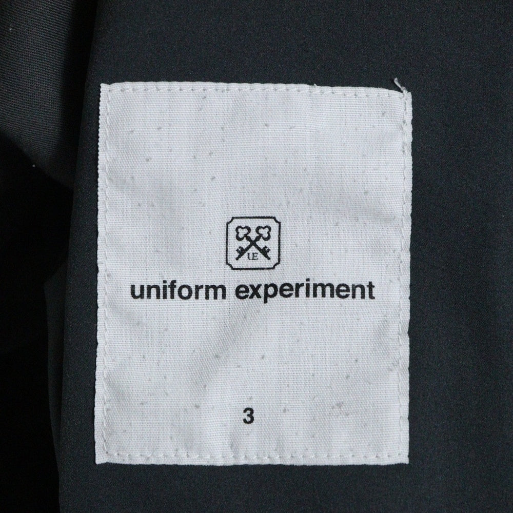 UNIFORM EXPERIMENT(ユニフォームエクスペリメント) 19AW SLIM FIT JOGGER PANTS スリムフィット ジョガーパンツ グレー UE-192017