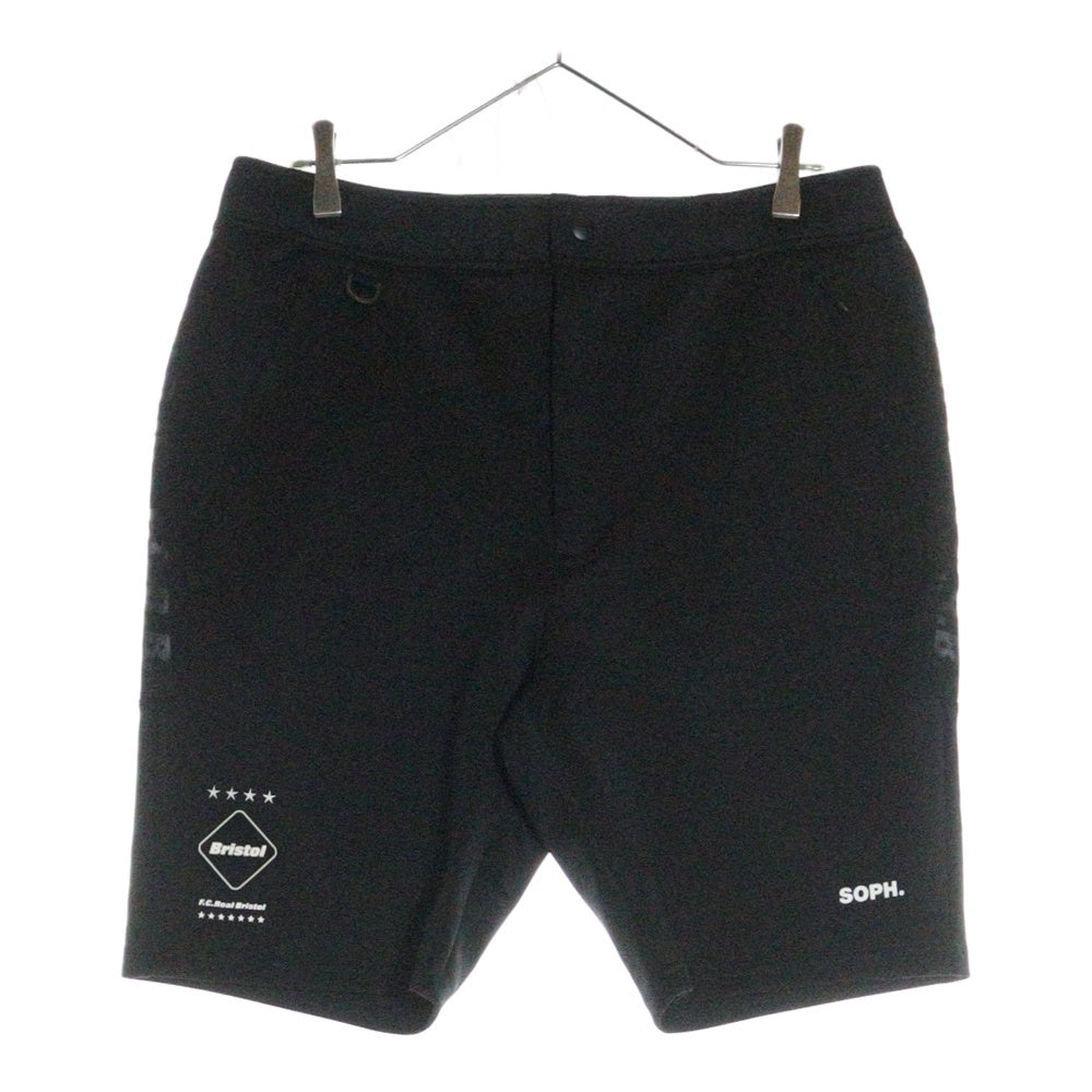 F.C.R.B./F.C.Real Bristol/FCRB(エフシーアールビー/エフシーレアルブリストル) 22SS PDK SHORTS サイドラインショーツ ハーフパンツ ブラック FCRB-220004