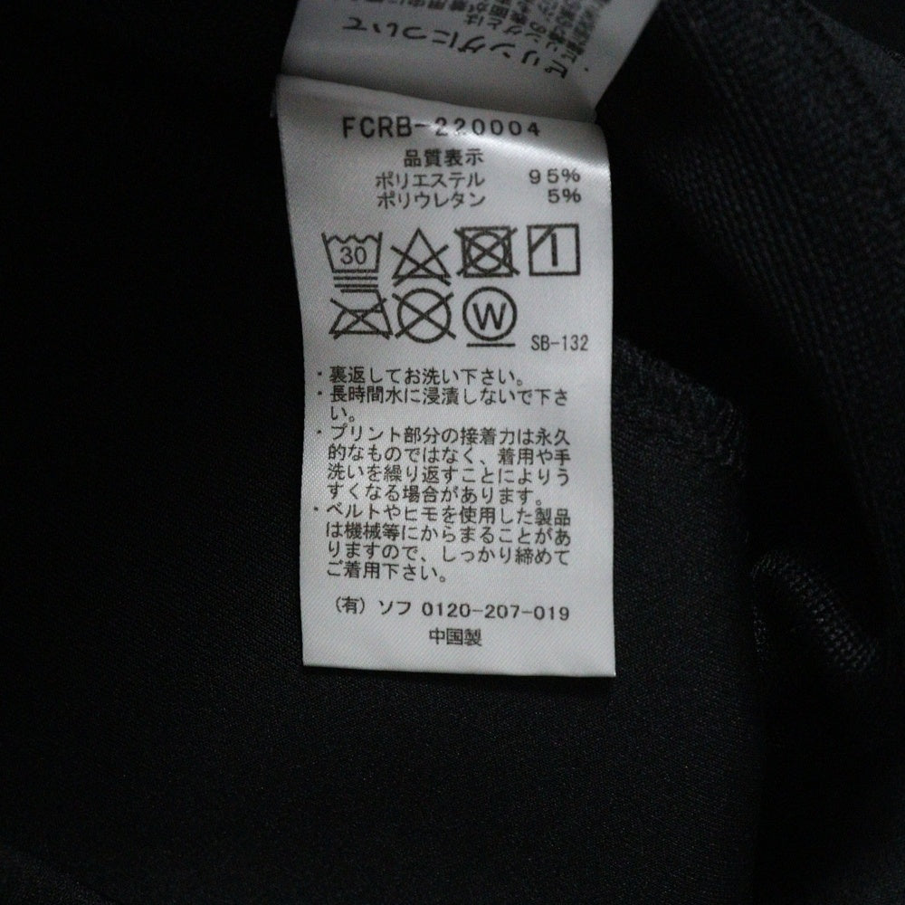 F.C.R.B./F.C.Real Bristol/FCRB(エフシーアールビー/エフシーレアルブリストル) 22SS PDK SHORTS サイドラインショーツ ハーフパンツ ブラック FCRB-220004