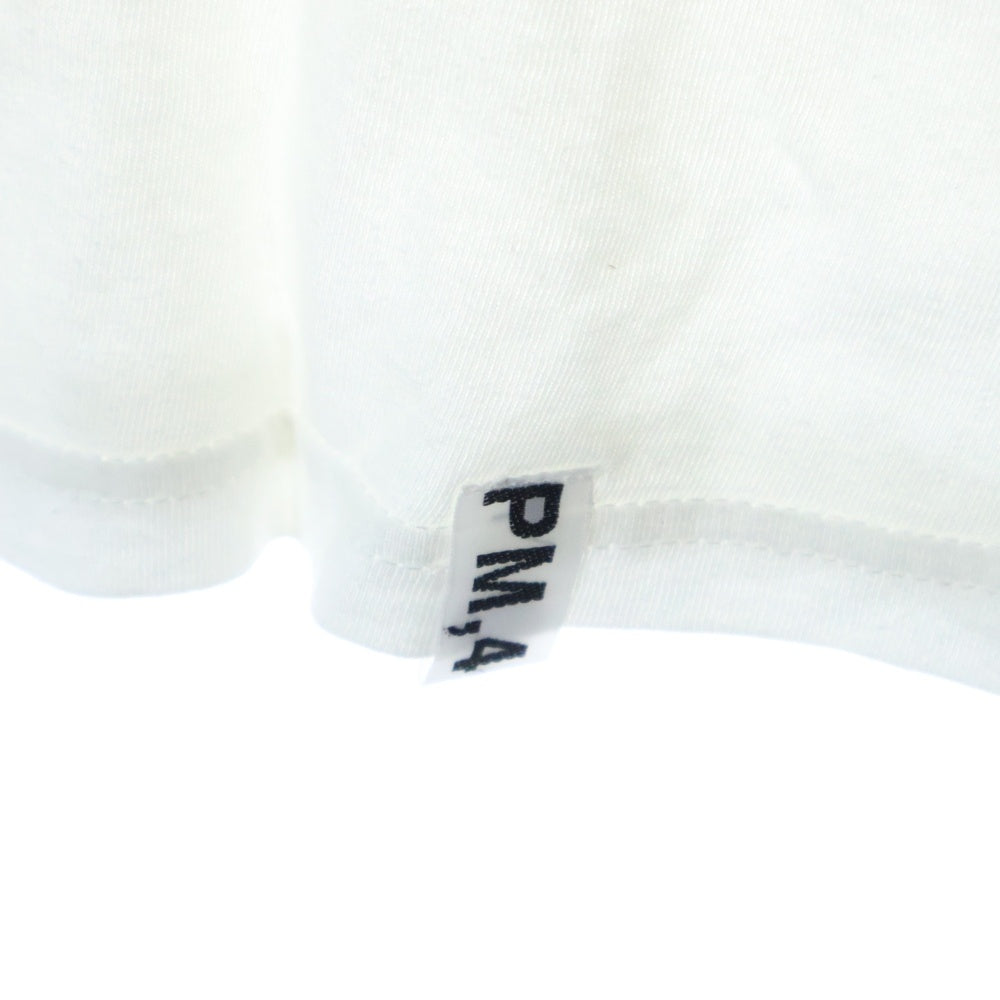 GOODENOUGH(グッドイナフ) カールマルクス フロントプリント クルーネック半袖Tシャツ カットソー ホワイト