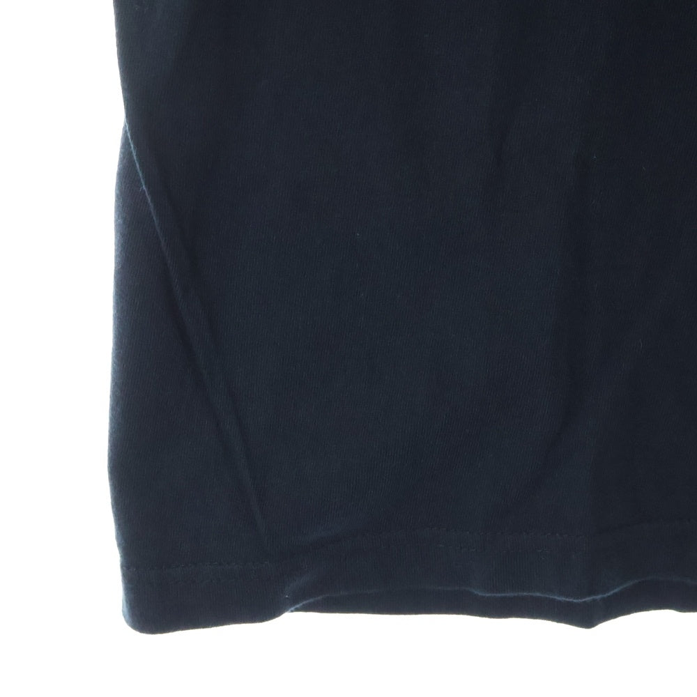 GOODENOUGH(グッドイナフ) チェッカーロゴプリント クルーネック半袖Tシャツ カットソー ブラック