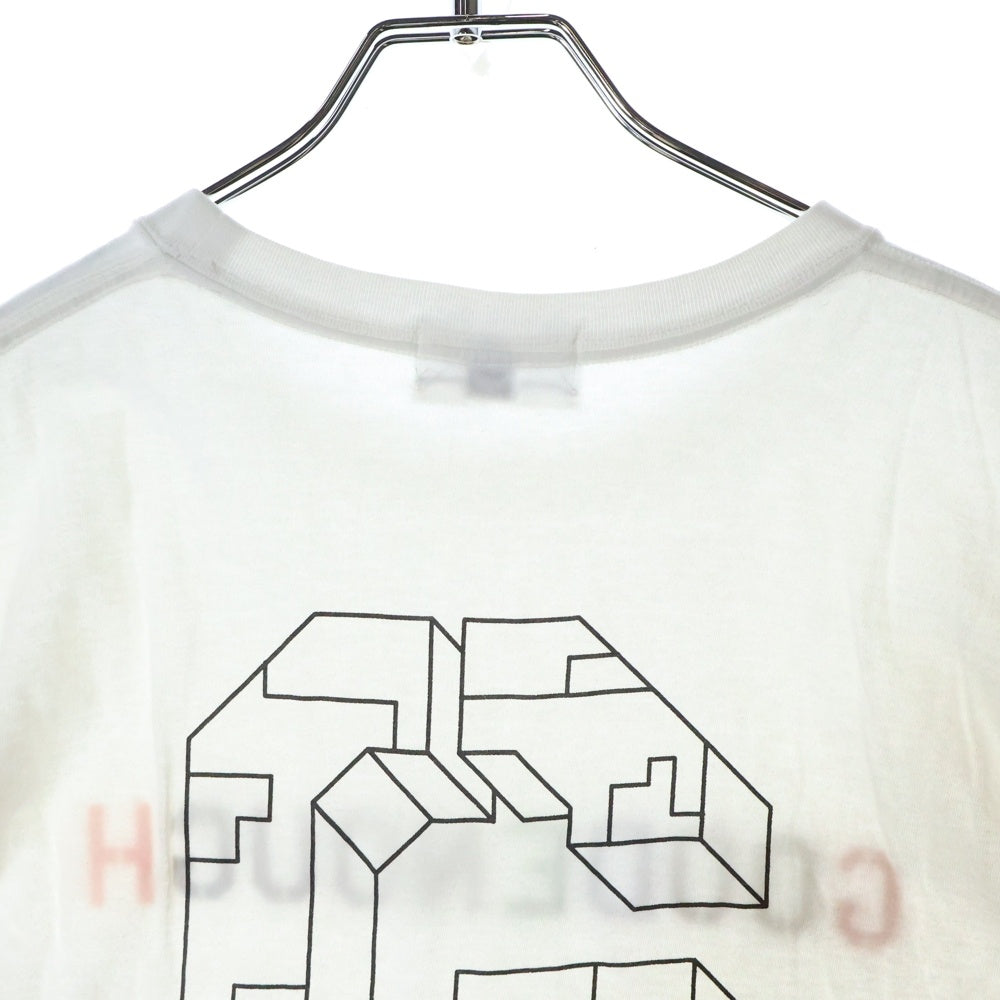 GOODENOUGH(グッドイナフ) フロントロゴプリント クルーネック半袖Tシャツ カットソー ホワイト