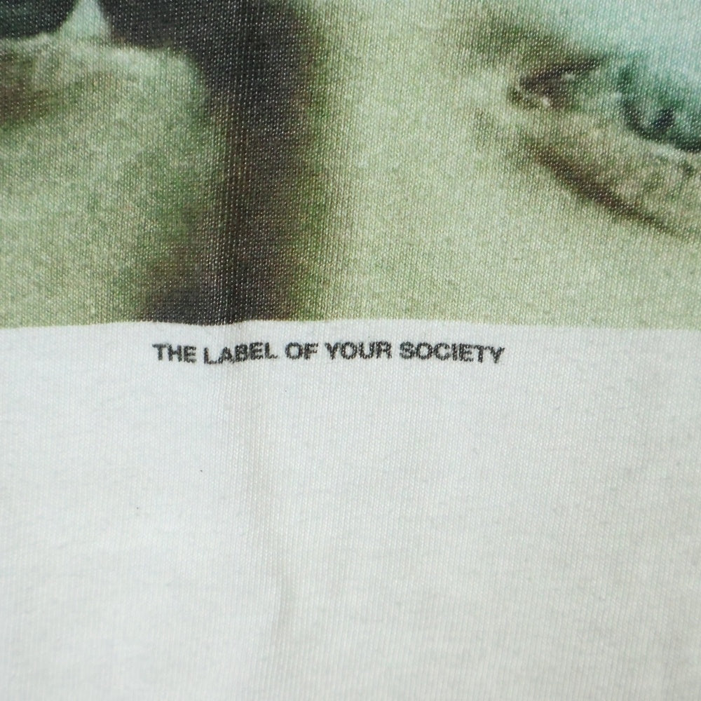 GOODENOUGH(グッドイナフ) THE LABEL OF YOUR SOCIETY ザ ラベル オブ ユア ソサエティ クルーネック半袖Tシャツ カットソー ホワイト