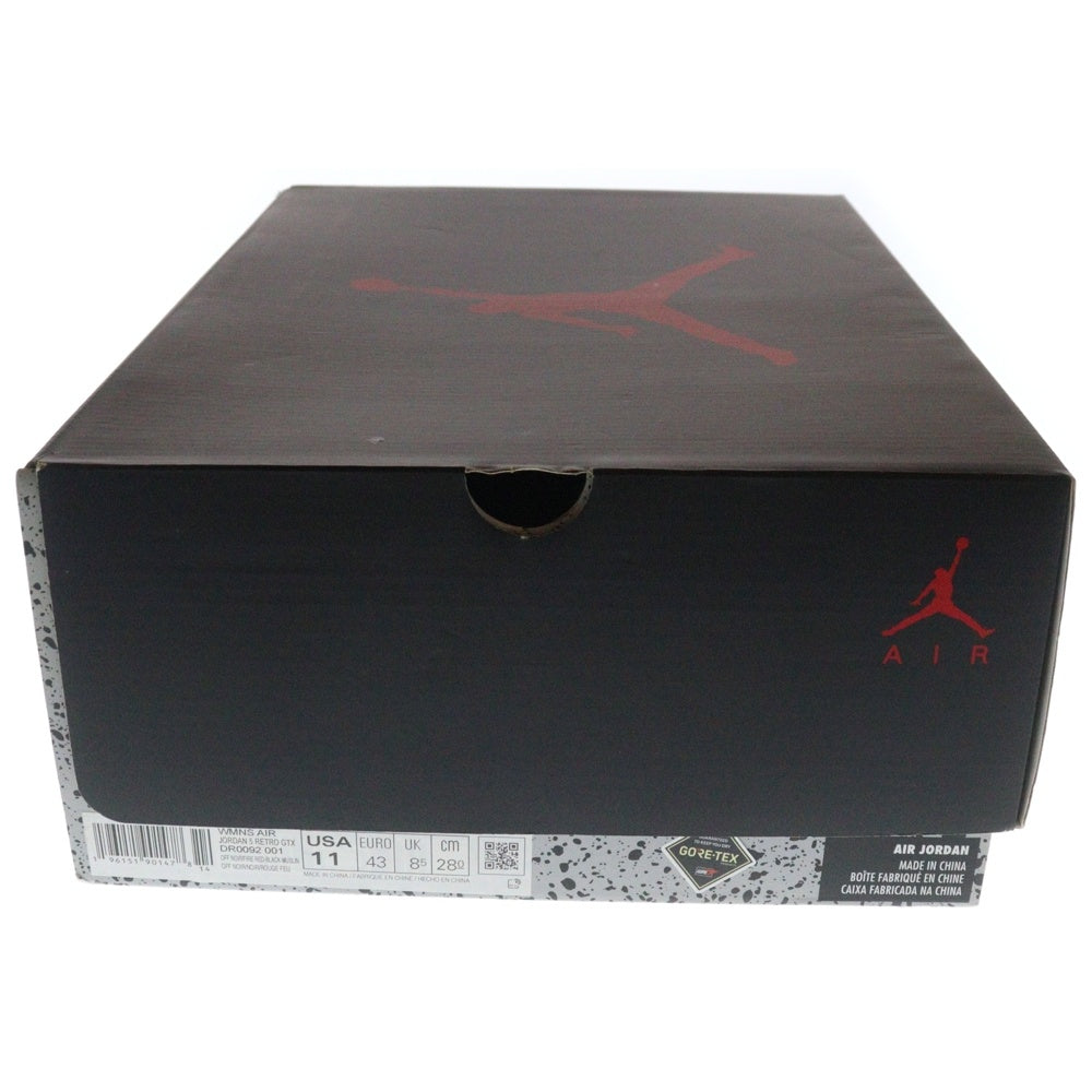 NIKE(ナイキ) AIR JORDAN 5 RETRO GORE-TEX OFF-NOIR エア ジョーダン 5 レトロ ゴアテックス オフノアール ハイカットスニーカー ブラック US11/28cm DR0092-001