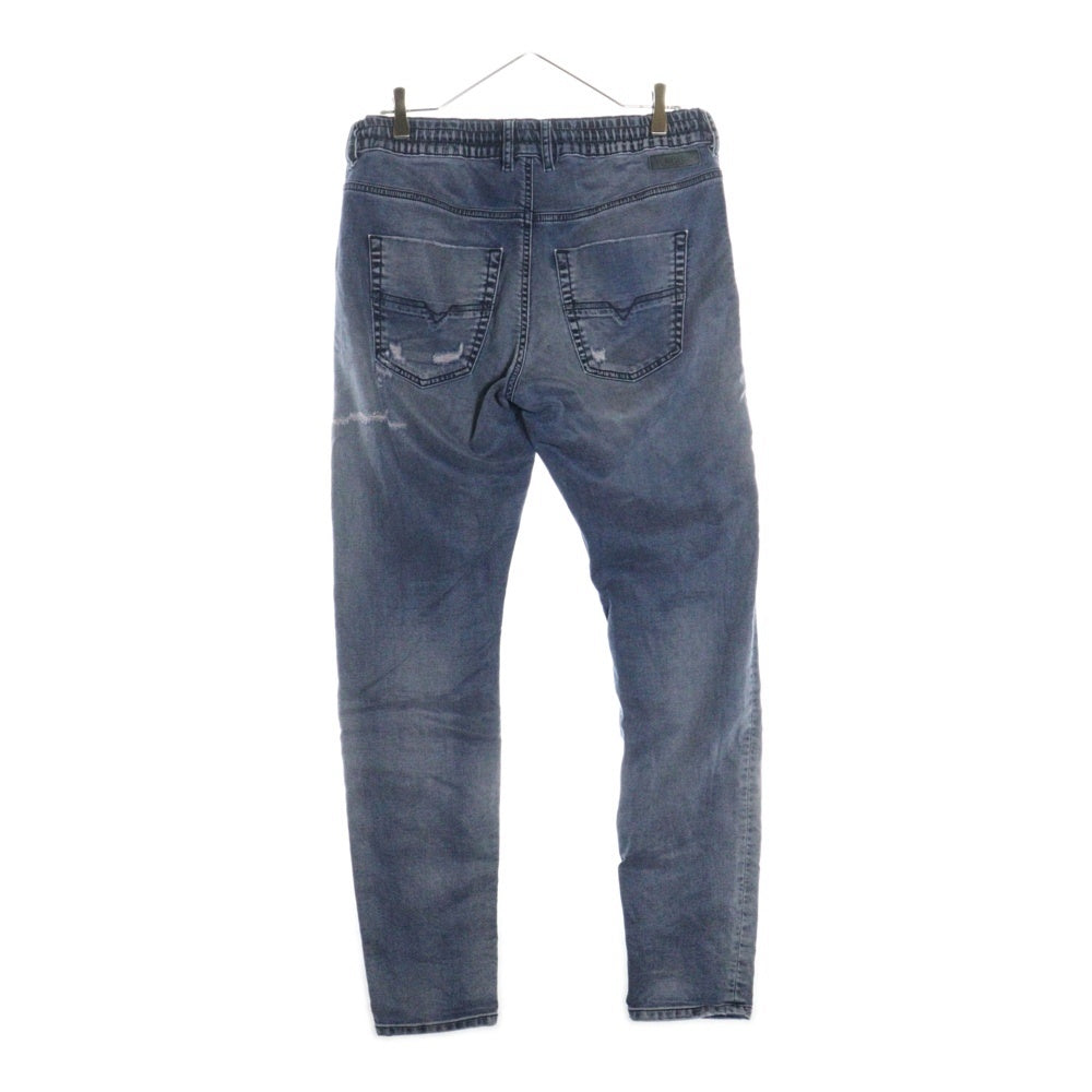 DIESEL(ディーゼル) DAMAGE DENIM PANTS ダメージ加工 ドローストリング ブレイブマン デニムパンツ ジーンズ インディゴ
