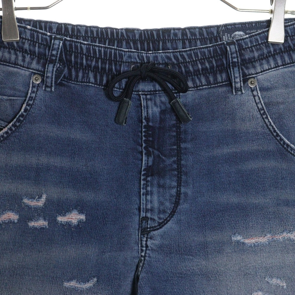DIESEL(ディーゼル) DAMAGE DENIM PANTS ダメージ加工 ドローストリング ブレイブマン デニムパンツ ジーンズ インディゴ