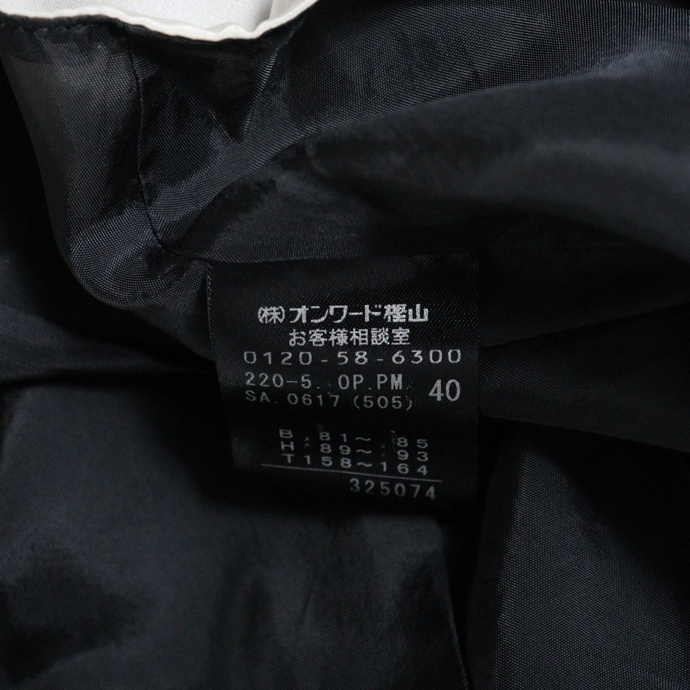 Paul Smith(ポールスミス) フラワープリント切替 プリーツ ノースリーブ ワンピース ブラック