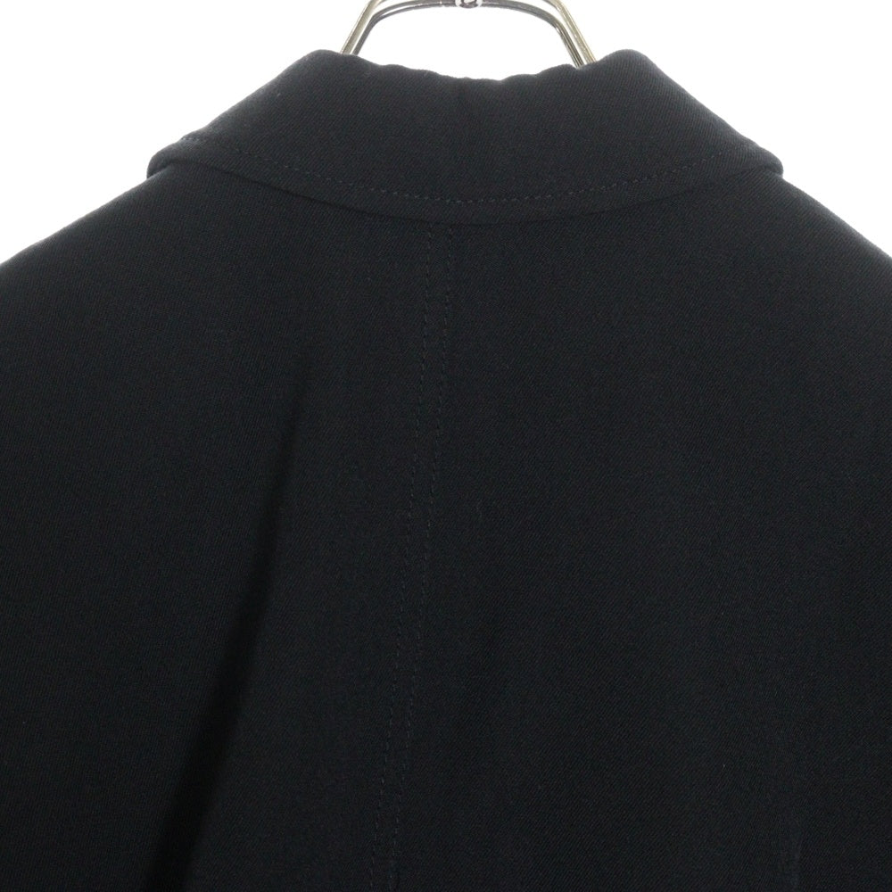 COMME des GARCONS COMME des GARCONS(コムデギャルソンコムデギャルソン) 09AW AD2009 ラウンドカラー ウール ポンチョ ブラック レディース RD-J039