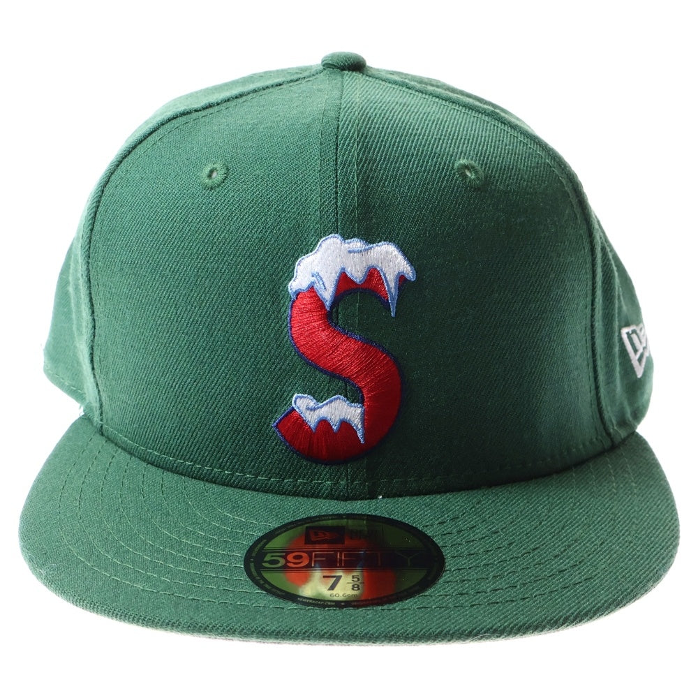 SUPREME(シュプリーム) 20AW ×New Era S Logo Sロゴ ベースボールキャップ 帽子 グリーン G28 06012020