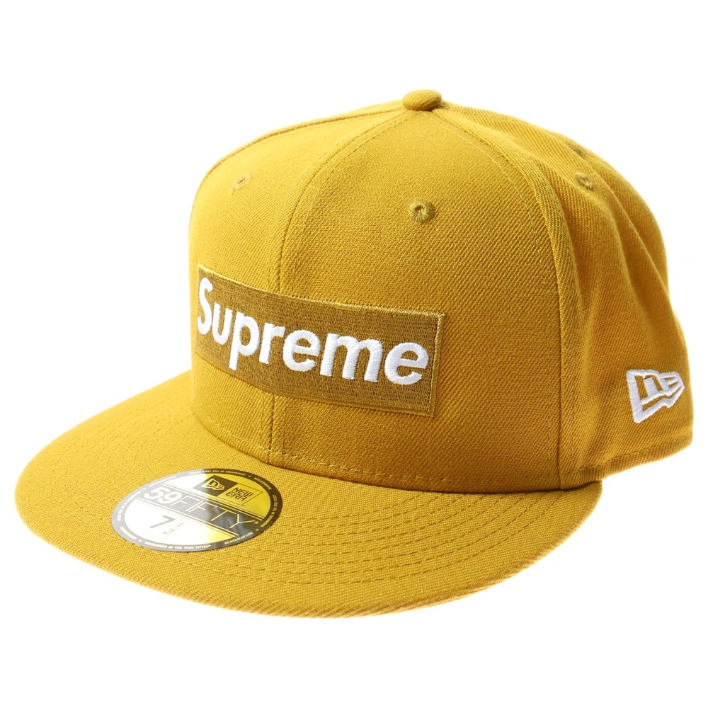 SUPREME(シュプリーム) ×New Era 21SS Champions Box Logo ニューエラ チャンピオンズ ボックスロゴ ベースボールキャップ 帽子 イエロー G2702012021