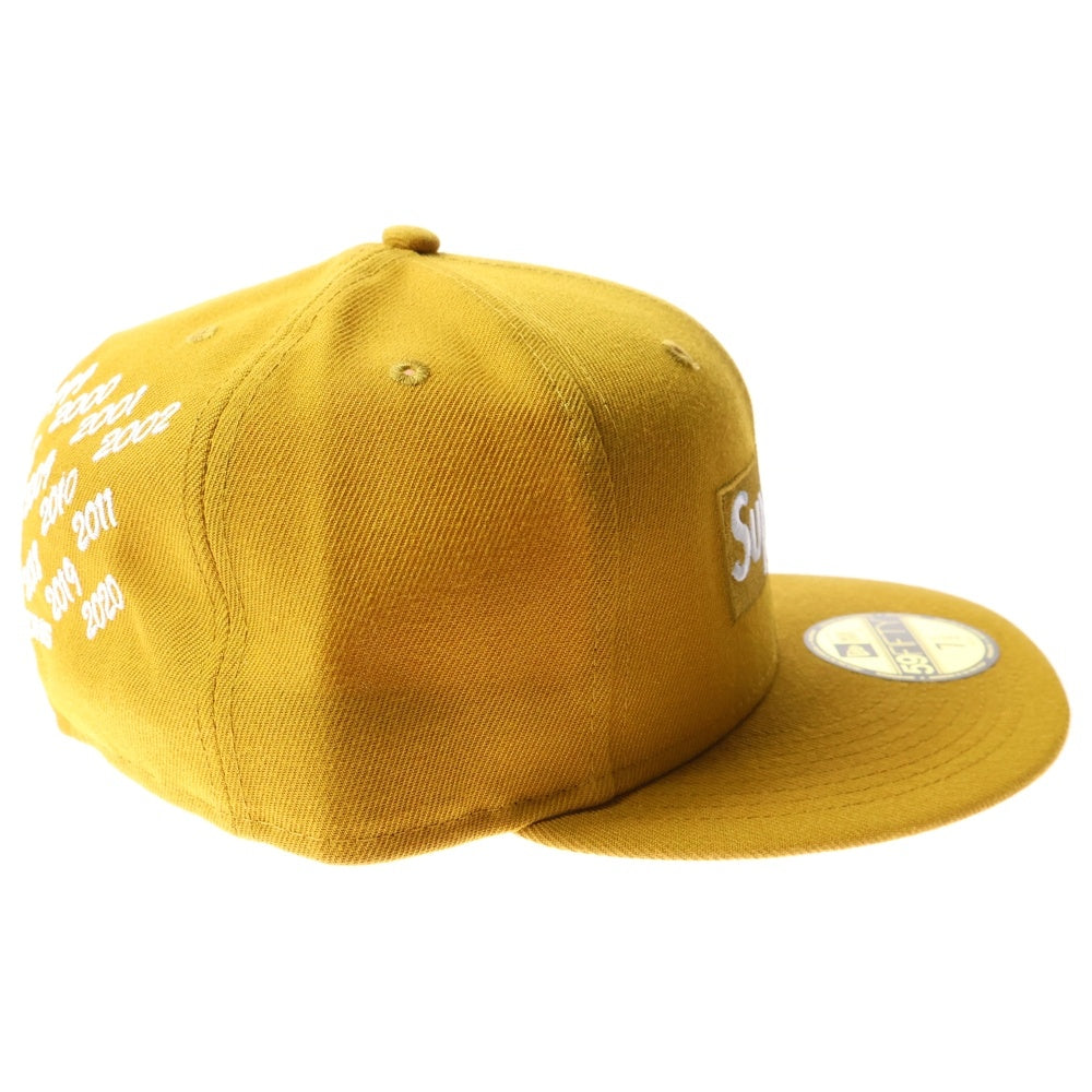 SUPREME(シュプリーム) ×New Era 21SS Champions Box Logo ニューエラ チャンピオンズ ボックスロゴ ベースボールキャップ 帽子 イエロー G2702012021