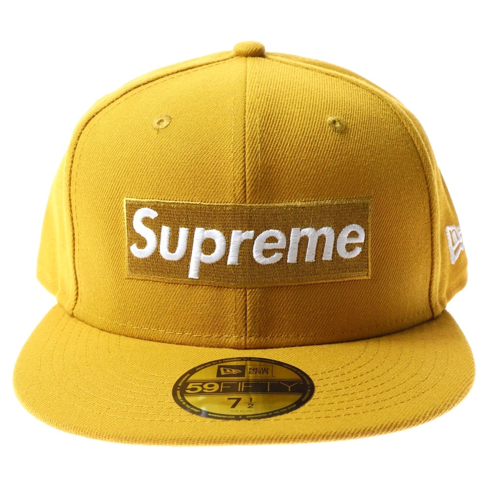 SUPREME(シュプリーム) ×New Era 21SS Champions Box Logo ニューエラ チャンピオンズ ボックスロゴ ベースボールキャップ 帽子 イエロー G2702012021